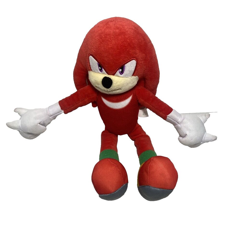 Knuckles Sonic the Hedgehog Plush 12” Collectible Soft Stuffed Animal Toy